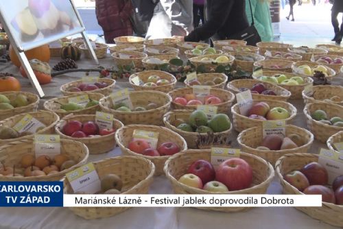Foto: Mariánské Lázně: Festival jablek doprovodila Dobrota (TV Západ)