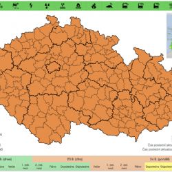 Meteorologové vydali výstrahu před velmi silným větrem