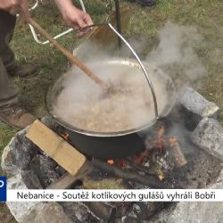 Nebanice: Soutěž kotlíkových gulášů vyhráli Bobři (TV Západ)