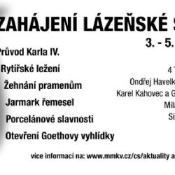 Nepřízeň počasí mění program zahájení karlovarské lázeňské sezóny