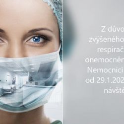 Ostrov: Zákaz návštěv v nemocnici
