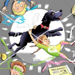 Pes pro Kačku. Dražba obrázku ilustrátora Adolfa Dudka