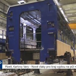 Plzeň, Karlovy Vary: Nové vlaky pro kraj vyjdou na půl miliardy (TV Západ)