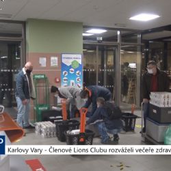 Region: Členové Lions Clubu rozváželi večeře zdravotníkům (TV Západ)	
