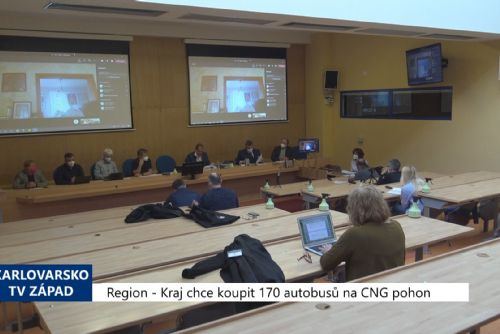 Foto: Region: Kraj chce koupit 170 autobusů na CNG (TV Západ)