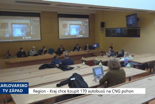 Foto: Region: Kraj chce koupit 170 autobusů na CNG (TV Západ)