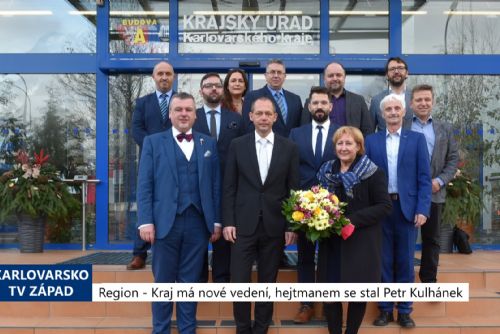 Foto: Region: Kraj má nové vedení, hejtmanem se stal Petr Kulhánek (TV Západ)
