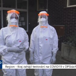 Region: Kraj zahájil testování na COVID19 DPSkách (TV Západ)