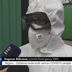 Region: Odběrná místa kvůli nemoci COVID19 zahájila provoz (TV Západ)