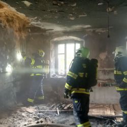 Salajna: Požár chalupy
