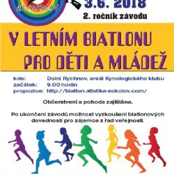 Sokolovsko: Letní biatlon pro děti a mládež se koná na začátku června