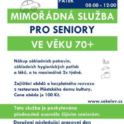 Sokolov: Mimořádná služba pro seniory