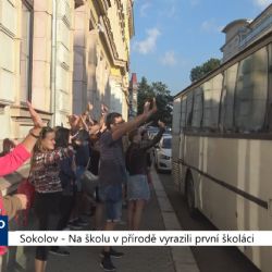 Sokolov: Na školu v přírodě vyrazili první školáci (TV Západ)