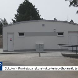 Sokolov: První etapa revitalizace tenisového areálu je hotová (TV Západ)