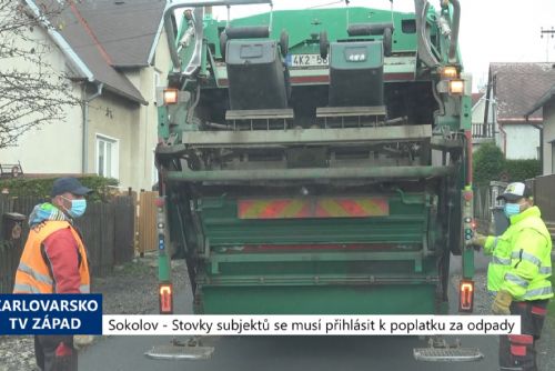 Foto: Sokolov: Stovky subjektů se musí přihlásit k poplatku za odpady (TV Západ)