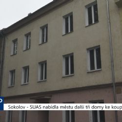 Sokolov: SUAS nabídla městu další tři domy ke koupi (TV Západ)