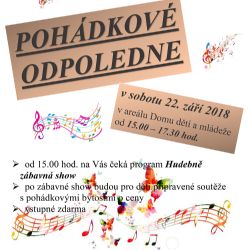 Sokolov: V sobotu se v DDM koná Pohádkové odpoledne