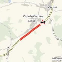 Zádub-Závišín: Nákladní vozidlo narazilo do svodidel