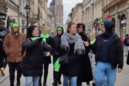 Foto: Žáci si užívají Erasmus v Polsku