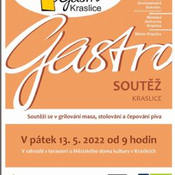 Zveme vás na GASTRO KRASLICE 