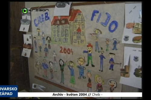 Foto: 2004 – Cheb: Děti vyráběly předměty pro účastníky FIJO (TV Západ)