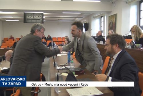 Foto: Ostrov: Město má nové vedení i Radu (TV Západ)
